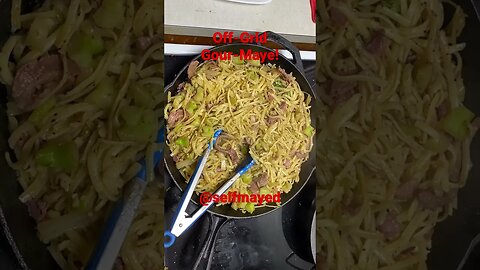 Bro. Off-Grid Gour-Maye! #shorts #howto #offgrid #mealprep #diy