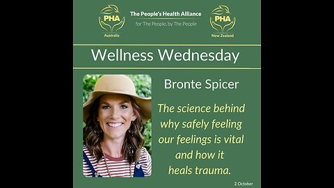 Wellness Wednesday with Bronte Spicer, Somatic Therapist
