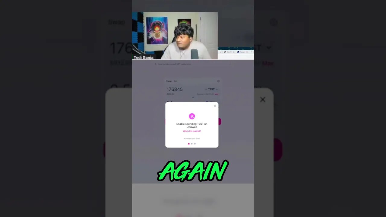 TEST coin brought money, reaction!!! #testcrypto #testcoin #testtoken #test