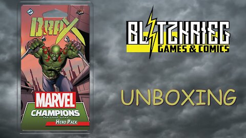 Marvel Champions Card Game Drax Hero Pack Expansion Unboxing