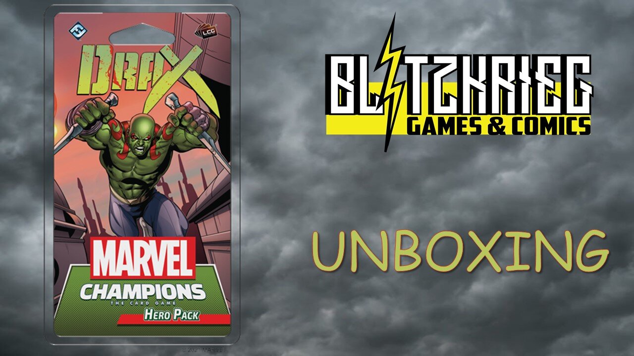Marvel Champions Card Game Drax Hero Pack Expansion Unboxing