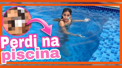 PERDEMOS a PULSEIRA na PISCINA e agora ? 😱😰 3 irmãs demais