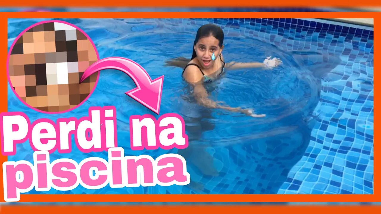 PERDEMOS a PULSEIRA na PISCINA e agora ? 😱😰 3 irmãs demais