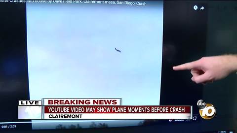 Video reportedly shows plane crashing into neighborhood