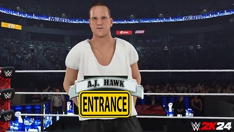 WWE 2k24 AJ Hawk Entrance