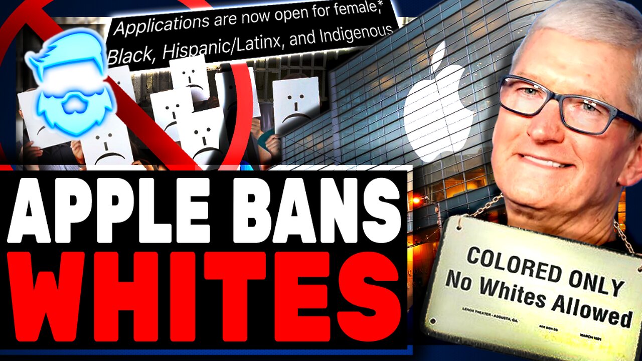 Apple BANS All White Men & All Asians (Yes Seriously)