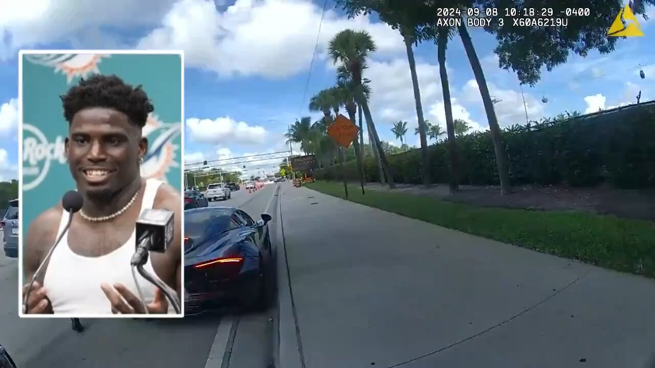 Tyreek Hill Arrested Before Game: Body-Cam Footage Released - Cited for Reckless Driving & No Lic...