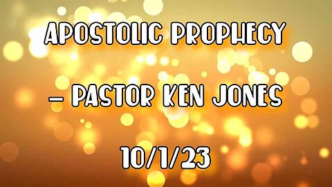 "Apostolic Prophecy"