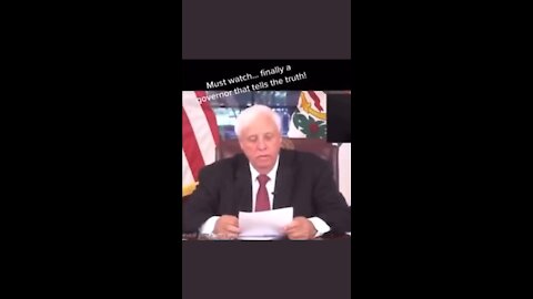 Must Watch! West Virginia Governor Tells the Truth!