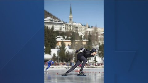 Teenager Jordan Stolz of West Bend turning heads in speedskating