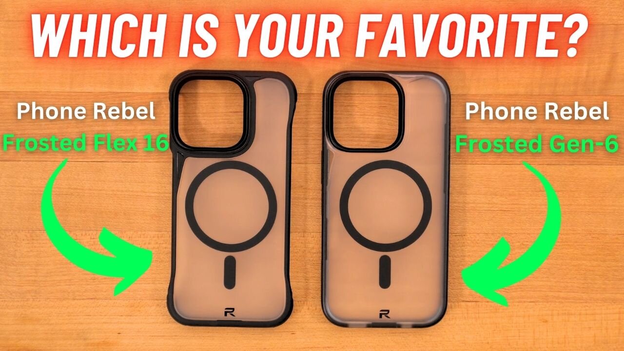Phone Rebel FROSTED Flex 16 + Gen-6 iPhone 16 Pro Case Review // BEST iPhone 16 Pro Cases?
