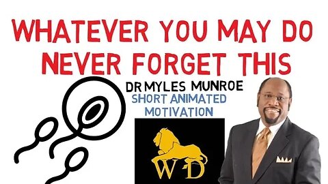 YOU ARE A FINISHED MASTERPIECE by Dr Myles Munroe (Who Are You?)