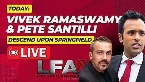 PETE SANTILLI LIVE WITH VIVEK RAMASWAMY THE SANTILLI REPORT THURSDAY 9-19-2024 @4PM