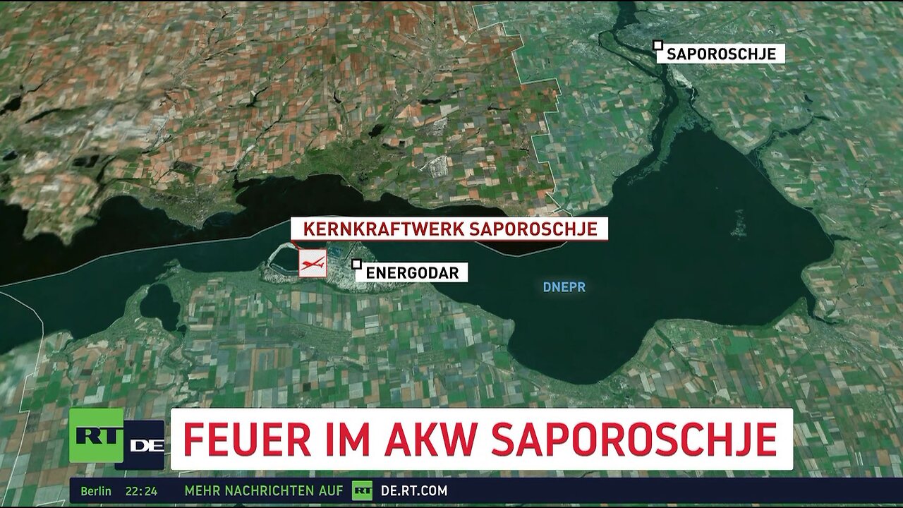 Nach ukrainischem Beschuss: Brand im AKW Saporoschje ausgebrochen