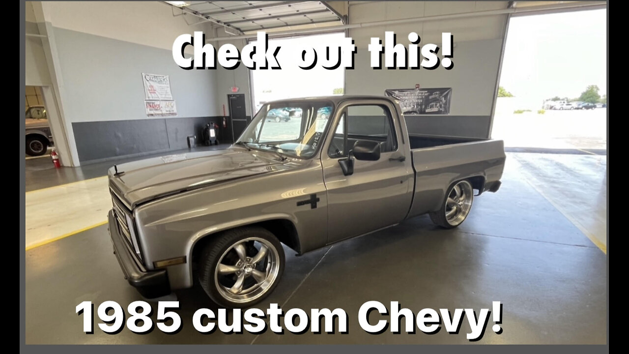 Check out these two custom Chevy trucks!