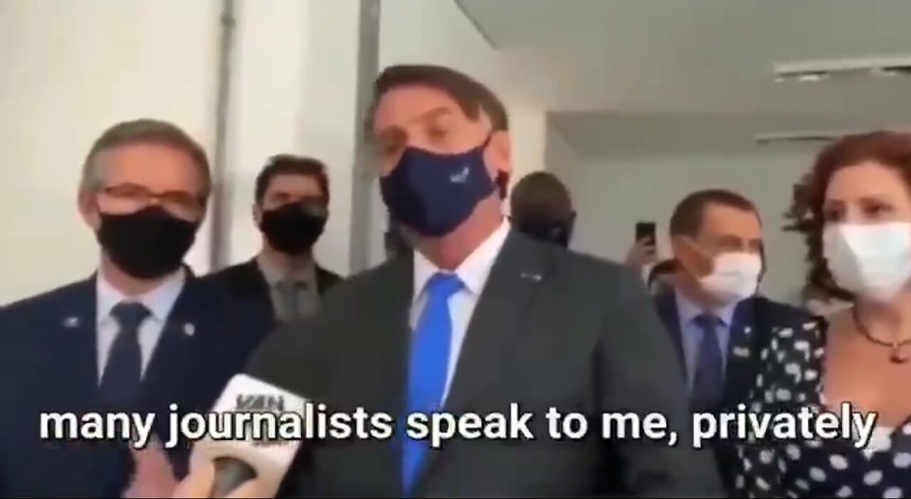 Brazilian president to a corrupt reporter