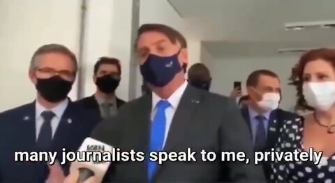 Brazilian president to a corrupt reporter