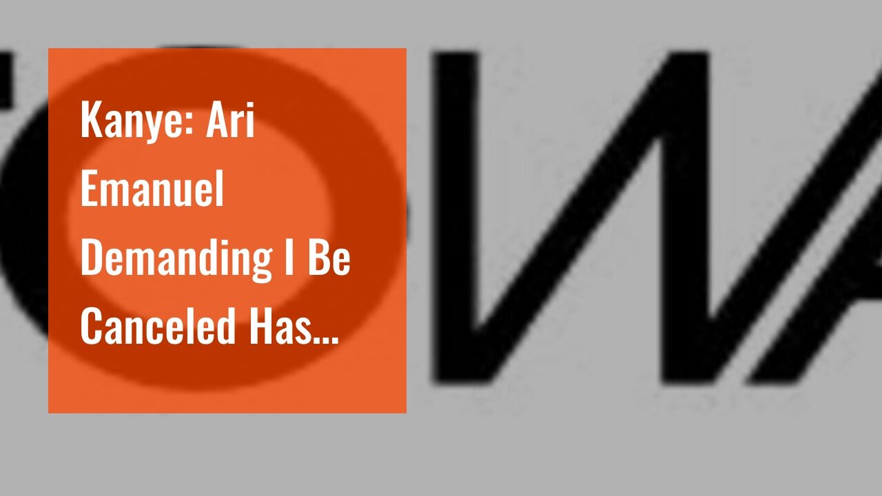 Kanye: Ari Emanuel Demanding I Be Canceled Has ‘Proven The Exact Point That I Made’