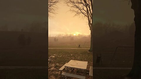 Sunset Through Pouring Rain @UncleTimsFarm #kärnəvór