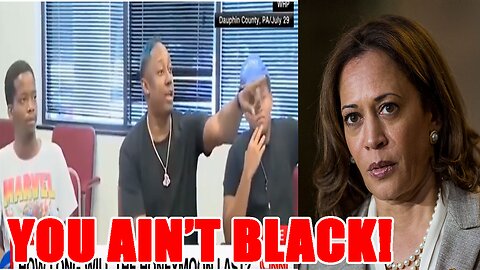 CNN SHOCKED and PANICS when Black Men in barbershop say Kamala Harris IS NOT BLACK!