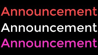 One Year Anniversary Announcement