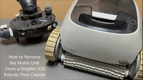 How to Remove the Motor Unit From a Dolphin X20 Robotic Pool Cleaner