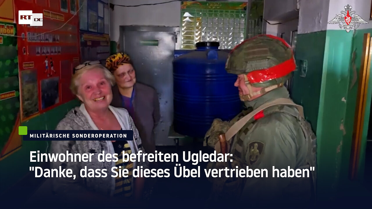 Einwohner des befreiten Ugledar: "Danke, dass Sie dieses Übel vertrieben haben"