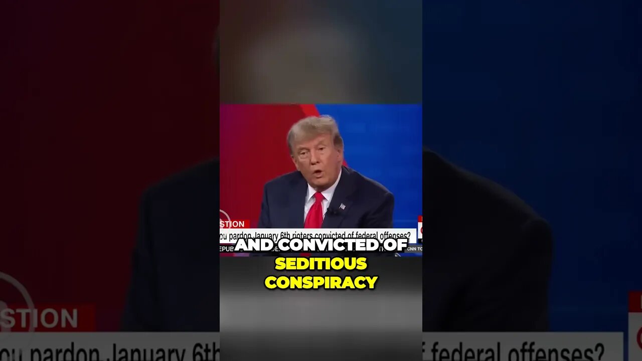 Pardoning CONVICTED Capitol RIOTERS Controversial? #trump #shortsvideo#shorts #youtubeshorts