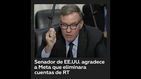 Senador estadounidense agradeció a Meta la decisión de eliminar cuentas de RT