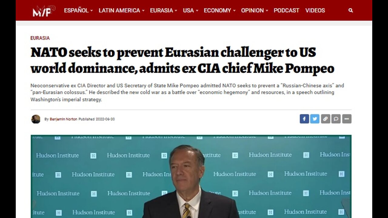Mike Pompeo on Yankee's Neo-Liberal Exceptionalism