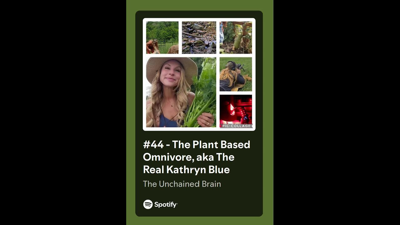 Episode 44 of The Unchained Brain podcast on Spotify