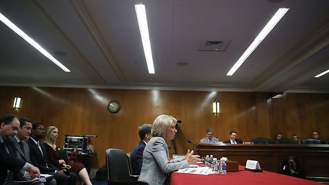 Betsy DeVos Says School Safety Commission Won't Look At Impact Of Guns