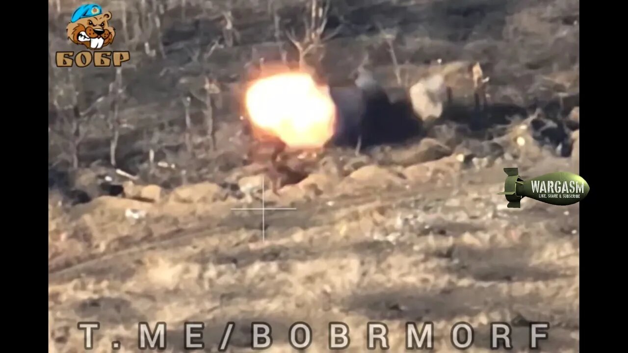 Three FPV kamikaze drones smash Ukrainian bunkers