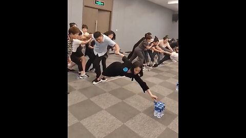 🤗 Can You Reach the Bottles Without Falling?