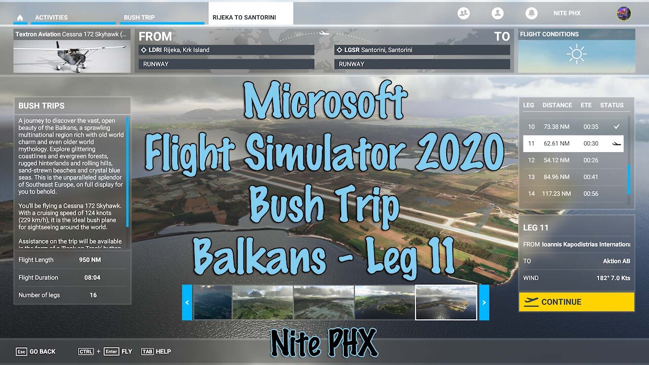 MSFS2020 Balkans Bush Trip Leg 11