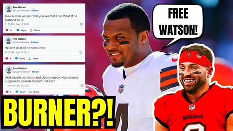 Did Deshaun Watson Create A BURNER ACCOUNT After DUMPSTER FIRE Against Steelers?! Baker BALLS OUT!