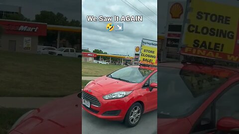 We See Car Sign Guy Again! #shorts
