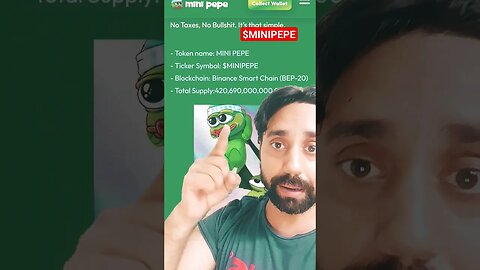 MiniPEPE crypto PreSale is live. #memecoin on 🔥🔥