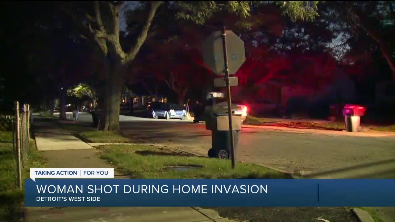 Woman critical after being shot by masked man during home invasion