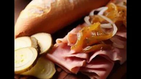 dijon ham onion and pickle