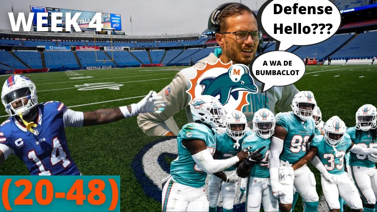 DOLPHINS VS BILLS (WEEK 4) RECAP