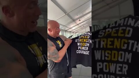 The Rock - ENERGIA, VELOCIDADE, FORÇA, SABEDORIA, PODER, CORAGEM ⚡️