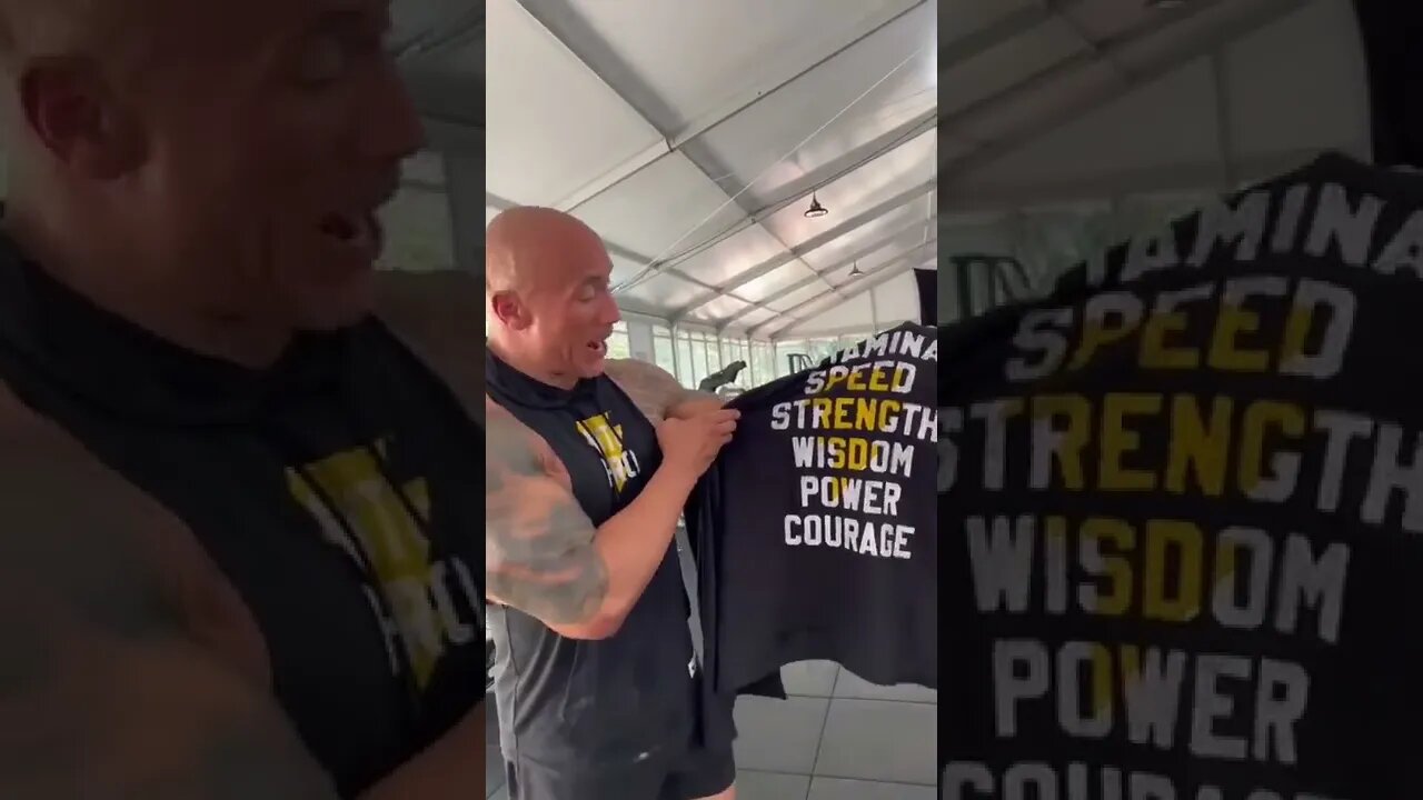 The Rock - ENERGIA, VELOCIDADE, FORÇA, SABEDORIA, PODER, CORAGEM ⚡️