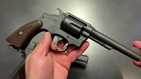 WW2 Smith & Wesson Victory 38S&W 5" US Property Marked