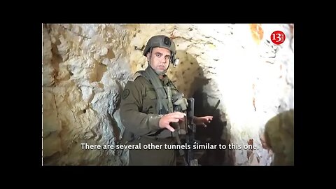 Israel's military shares video said to show destruction of tunnel in southern Lebanon