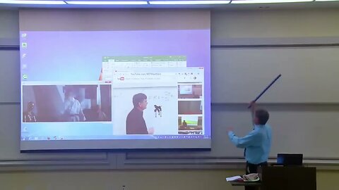 Math Professor Fixes Projector Screen (April Fools Prank) Too Funny Had to Share! #funny #fyp
