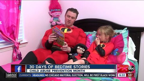 Organization using bedtime stories to combat child abuse