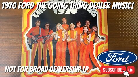 1970 Ford The Going Thing Dealership Music! Mustang Mach 1 #ford