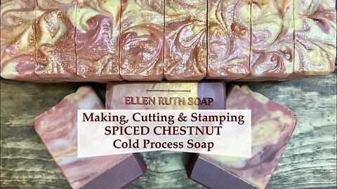 SPICED CHESTNUTS w/ Coconut Milk 🍁 Autumn Vibes layers & swirls | Ellen Ruth Soap
