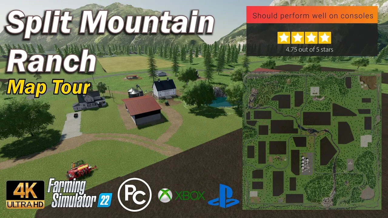 Split Mountain Ranch | Map Tour | Farming Simulator 22